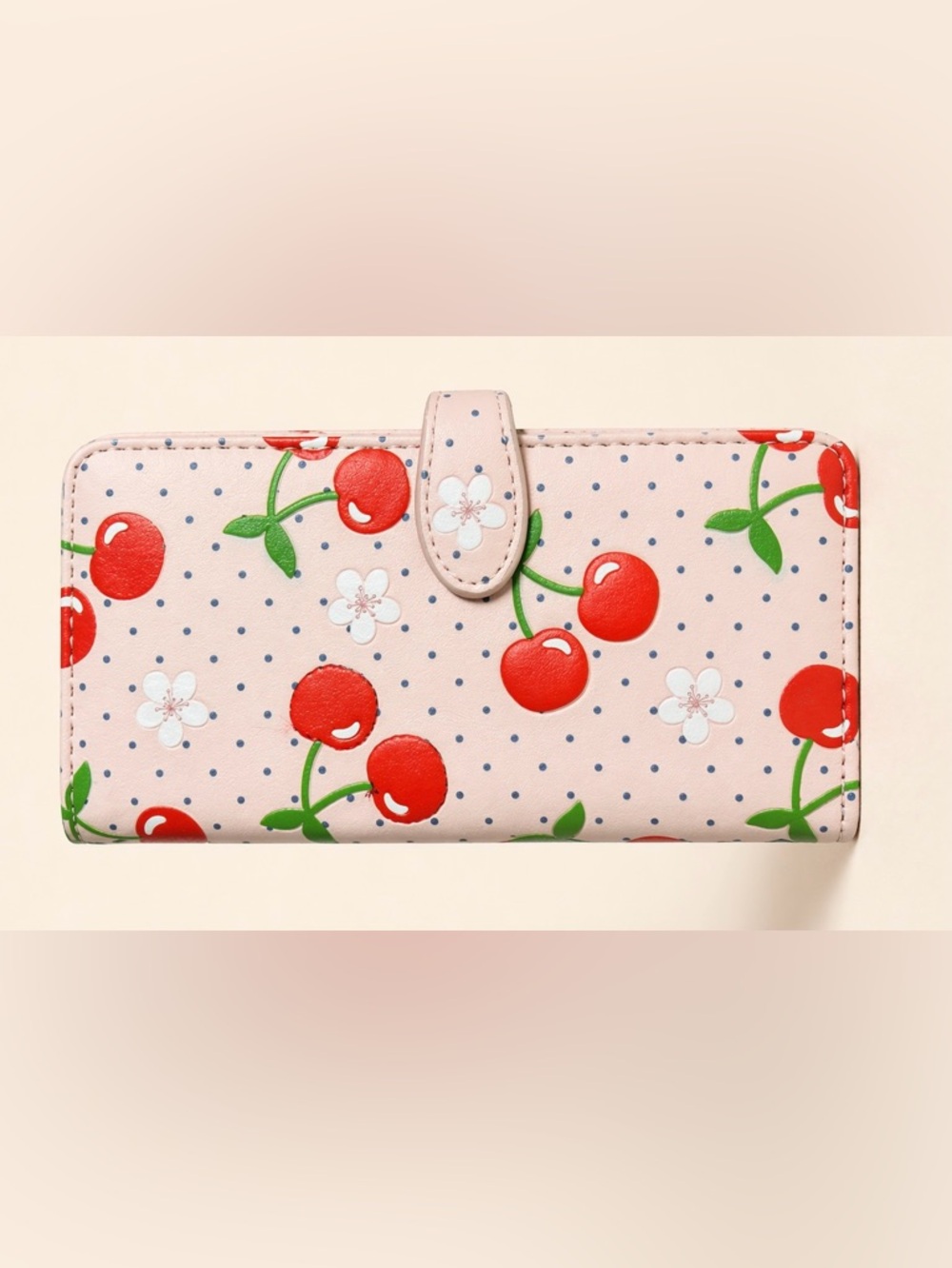 Shag Wear Pink Cherry Print Wallet